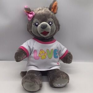 Build-A-Bear Violet the Wolf Great Lodge Gray Plush